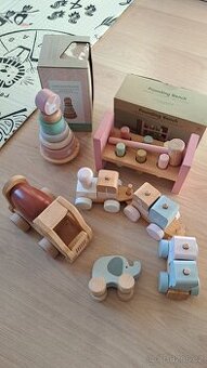 Set dřevěných hraček