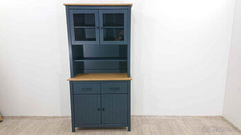 Antracitová dřevěná kredenc Miranda Marckeric