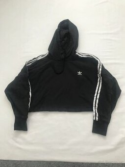 Mikina krátká s kapucí Adidas, vel. 38