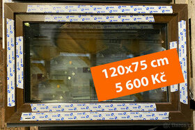 Plastové okno 120x75 cm