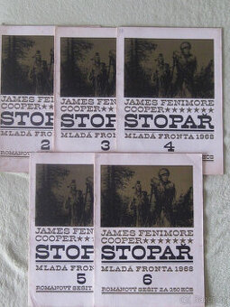 STOPAŘ- sešitový dobr.román 1968-5x-pro sběratele