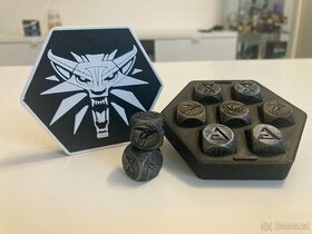 The Witcher - Zaklínač - Hrací kostky s krabičkou