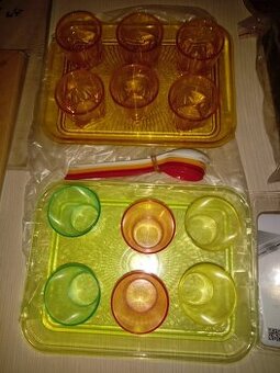 Retro Štamprle, panáky, odlivky NDR