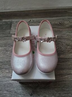 Dětské růžové baleríny vel. 28
