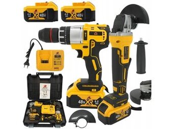 Sada aku šroubováku a brusky 2x48V