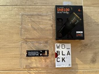 4TB PCIe5 SSD disk WD_BLACK SN8100 NVMe SSD