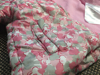 Dívčí zimní teplá bunda a kapucí ERGEE, vel. 80