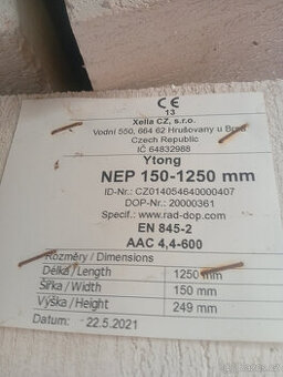 Překlady Ytong NEP a NOP