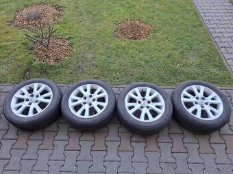 Mazda 3 - 4x pneu 205/55 R16 a Al disky
