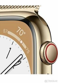 Prodám Apple Watch series 8 45mm celular (e-sim) zlatý