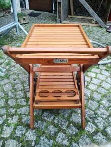 Stůl servírovací dřevěný - 1