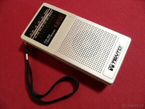 RETRO sovětské kapesní rádio TENTO R-8320