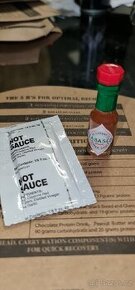 MRE US ARMY TABASCO  RED PEPPERS