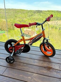 Dětské kolo Dino bikes 12” oranžové Raptor