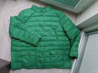 Zelená prošívaná bunda Tchibo, vel. 7XL - Nová