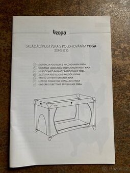 Cestovní postýlka s polohováním Zopa Yoga