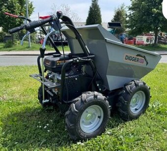 dumper, kolový dumper, motorové kolečko, dampřík