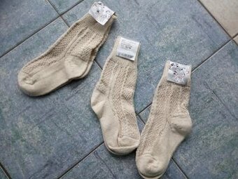 NOVÉ ponožky, vel. 30 a punčocháče 104/110/116