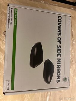 ŠKODA FABIA III DEKORATIVNÍ KRYTY ZRCÁTEK ORIGINAL - ČERNÉ