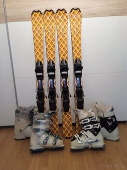 Dětské carvingové lyže Head 115 cm + lyžáky Head