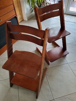 Rostoucí židle z masivu - 2 ks