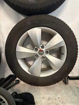Škoda Kodiaq originální alu disky 17” + zimní pneu