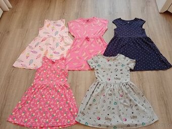Letní šaty, vel. 122-128