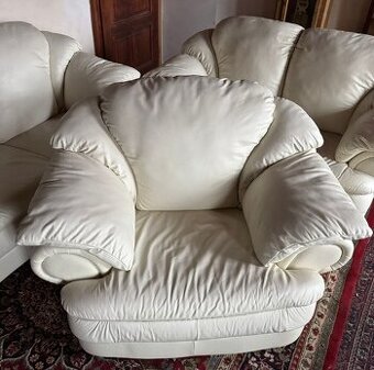 Kožená sedací souprava 3+2+1,5834