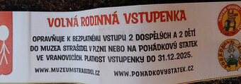 Rodinná vstupenka do Muzeum strašidel