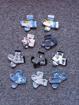 Dětské teplejší ponožky vel. 19-22 (10ks)