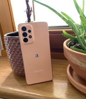 Samsung Galaxy A33 5G – oranžový, TOP stav
