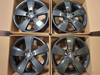 Nové orig. alu disky Škoda Kamiq, Scala 6,0x16 5x100mm 4ks