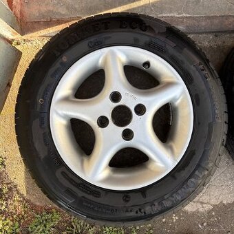 4ks Alu kola s letním pneu tomket R13