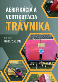 Aerifikace a vertikutace trávnika