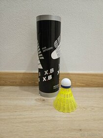Badmintonové míčky B.Born žluté, modrý pruh - 1