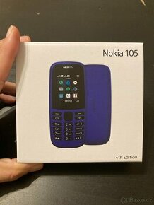 Nokia 105 black - nový, nerozbalený