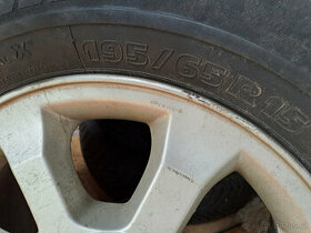 4 x Alu na Opel s pneu 195/65/15