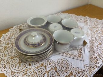 Čajový set Karlovarský porcelán nepoužitý originální balení 