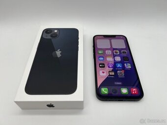 iPhone 13 128GB Midnight 100% ZÁNOVNÍ