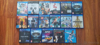 Prodám hry na Playstation 4