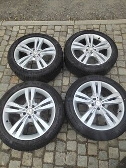 Prodám orig alu 19 Mercedes Benz ML 5x112 ET 56 letní pneu