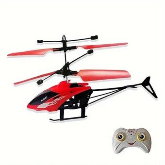 Helikoptéra pro děti (červená a modrá) - 1