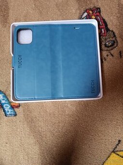 Nové kožena modrá knižka iphone 12 / 12 pro
