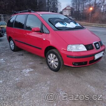Seat Alhambra, 1.9TDI4X4,KRÁSNÁ,VÝBAVA,1MAJ55