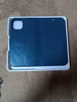 Nové kožené púzdro iphone 13 námornícka