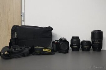 Nikon D5100 + 3 objektivy a příslušenství