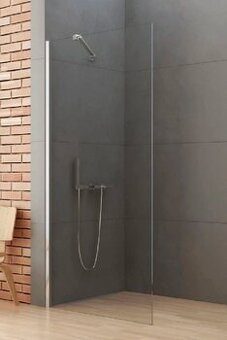 Sprchová zástěna walk-in 120x195 cm s příčnou rozpěrou (nová - 1