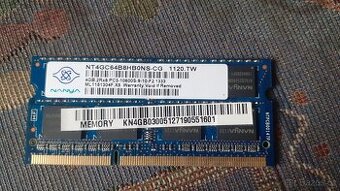 Paněť do NB Nanya DDR3 4GB NT4GC64B8HB0NS-CG