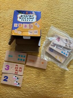 Dřevěné dětské puzzle