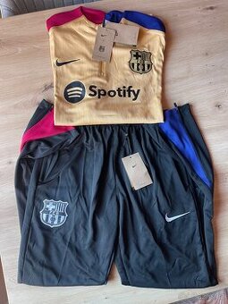 Tréninková souprava Fc Barcelona béžová